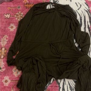 Olive Green Long Sleeve jumpsuit